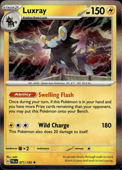 Luxray - Holo Rare - Paldea Evolved 071/193 - MINT - Pokemon - Image 1