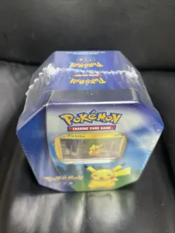 Pokemon GO 2022 Collectible Sealed Tin - PIKACHU (4 Packs, 2 Foils & Stickers). 820650850776 - Image 3