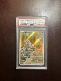 2024 POKEMON PALDEAN FATES POKEMON CENTER ETB PROMO SVP #075 MIMIKYU PSA 10 - Image 4