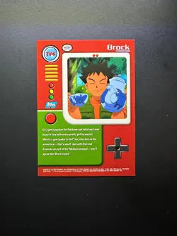 Signed Eric Stuart Pokemon Topps TV4 Brock Rainbow Holo Autograph Tv Series 1 - Image 4