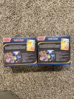 2x Pokemon Chaos Rising Elite Trainer Box Factory Sealed ETB *Slight Tear in 1* - Image 2