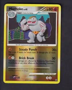 Machoke 41/100 Uncommon Stormfront Pokemon Reverse Holo Near Mint - Image 1