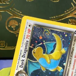Pokemon 2000 Dark Dragonite 5/82 Holo SWIRL MP - HP + - Image 3