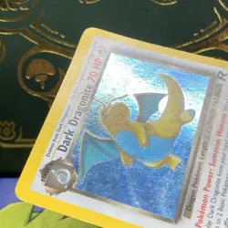 Pokemon 2000 Dark Dragonite 5/82 Holo SWIRL MP - HP + - Image 5