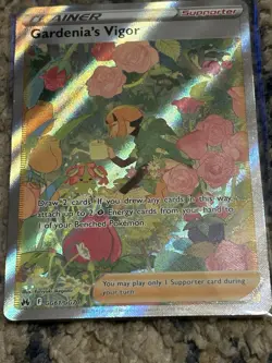 Pokemon TCG Gardenia's Vigor Trainer Full Art Ultra Rare Holo GG61/GG70 EN - Image 1