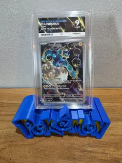 Thundurus Black Star Promo 209 Pokemon Black Bolt ETB Ace Grading Mint 9 - Image 1