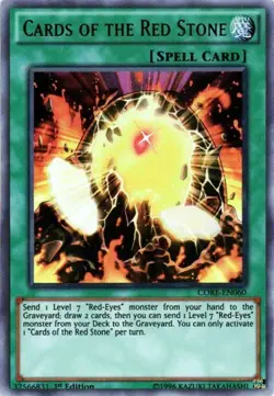 x1 Cards of the Red Stone - CORE-EN060 - Ultra Rare - 1st Edition - Clash of Reb - Image 1