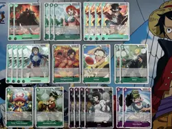 One Piece TCG Purple/Green Lim ODYSSEY Deck w/ 10 Don!!! - English - Sleeved - Image 2