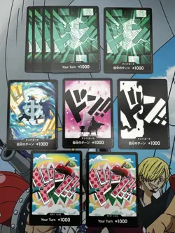 One Piece TCG Purple/Green Lim ODYSSEY Deck w/ 10 Don!!! - English - Sleeved - Image 3