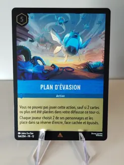 Carte LORCANA FR - Chapitre 12 164/204 Plan d'evasion - Rare ✨FOIL✨Neuf - Image 1