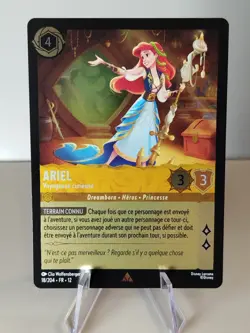 Carte LORCANA FR - Chapitre 12 18/204 Ariel - Rare ✨FOIL✨Neuf - Image 1
