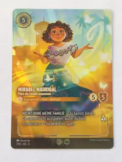 Lorcana Mirabel Madrigal - Fuhrt die Familie zusammen 7/P2 5SSK Promo Enchanted - Image 1