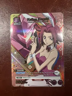 Union Arena TCG Kallen Kozuki Bunny Alt Art Holo R* CCG Code Geass - Image 1