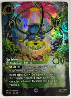 Alien - True Believer 229/204 Enchanted Wilds Unknown Disney Lorcana Card - Image 1