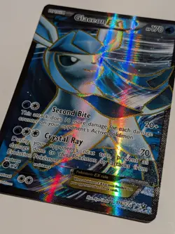 Pokemon TCG Glaceon EX Full Art Ultra Rare Holo Card 116/124 Fates Collide - Image 2