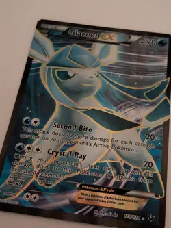 Pokemon TCG Glaceon EX Full Art Ultra Rare Holo Card 116/124 Fates Collide - Image 4
