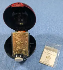 Pokemon Charizard 23K Gold Plated Trading Card #06 Burger King 1999 PokeBall COA - Image 1