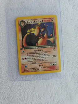Dark Charizard 1st edition Pokemon card - Image 1