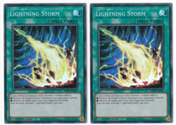2x Lightning Storm - (RA01-EN061 - 1st Ed - Super Rare) - NM - Yugioh - Image 1