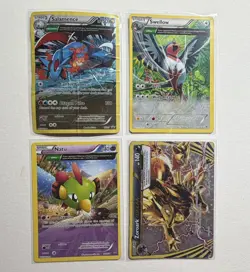Pokemon XY BREAKthrough BREAK Holo 4-Card Lot Salamence/Swellow/Natu EN 2015 - Image 1