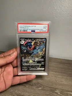 Greninja ex 132 Sv: Scarlet & Violet Promo Cards Holo PSA 9 - Image 1