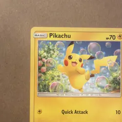 Pikachu 19/68 Hidden Fates Regular Common Non-Holo Card 2019 0143 - Image 2