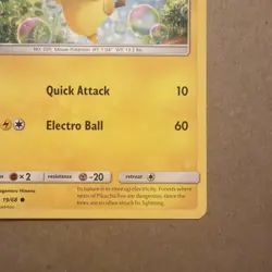 Pikachu 19/68 Hidden Fates Regular Common Non-Holo Card 2019 0143 - Image 4