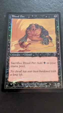 Blood Pet 7th Edition Foil Magic Card MTG - Image 1