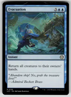Evacuation Rare Commander: The Lost Caverns of Ixalan 156 MTG Near Mint - Image 1