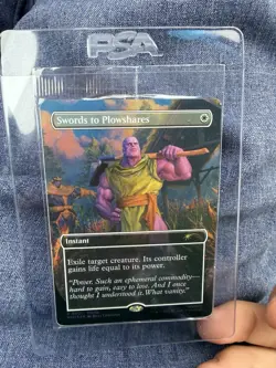 Magic the Gathering MTG Swords to Plowshares (Foil) (PSA Promo) (Sealed) - Image 1
