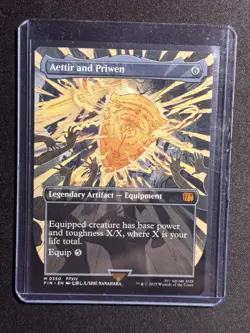 FINAL FANTASY Aettir and Priwen (Borderless) #350 MTG NM - Image 1