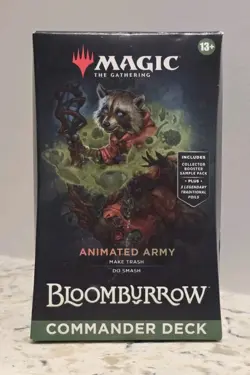 NEW Animated Army MTG Bloomburrow Commander Deck BNIB Bello Precon Sealed - Image 1