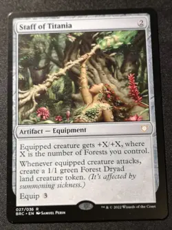 Staff Of Titania - BRC - MTG - EN - NM - 027/036 - Image 1