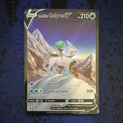 Pokemon TCG Ice Rider Calyrex V TG14/TG30 Astral Radiance TG Full Art NM - Image 1