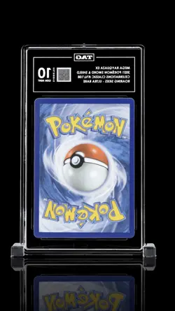 POKEMON SWSH CELEBRATIONS CLASSIC COL. #76 M RAYQUAZA EX TAG GEM MINT 10 - Image 2