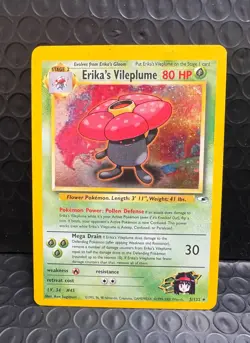 Erika's Vileplume 5/132 Gym Heroes Holo Rare Pokemon - Image 1