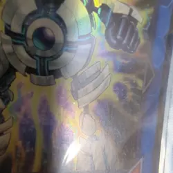 YuGiOh Platinum Gadget Trading Card Holo Excellent Condition with Print - Image 4