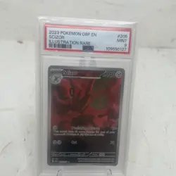 Scizor 205/197 PSA 9 MINT Illustration Rare SV Obsidian Pokemon - Image 1