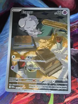 Espurr 095/088 Illustration Rare Me03: Perfect Order Pokemon TCG - Image 1
