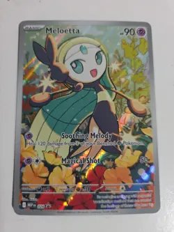 Pokemon TCG Meloetta Black Star Promo 026 Holo Illustration Rare Near Mint #14 - Image 1