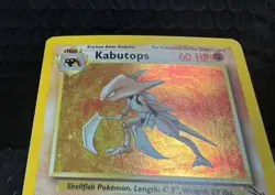 Kabutops 9/62 Fossil Unlimited Holo Pokemon TCG - Image 2