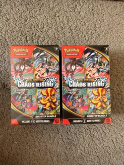 Pokemon TCG Chaos Rising Booster Bundles New And Sealed x 2 ✅ - Image 1