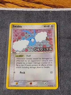Pokemon EX Deoxys Swablu 79/107, Reverse Holo, LP - NM Condition! - Image 1
