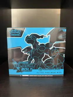 Pokemon TCG Black Bolt Pokemon Center Elite Trainer Box PC ETB SEALED Small Rip - Image 1