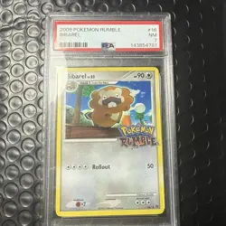 Pokemon Rumble Bibarel 2009 #16/16 Series PSA 7 - Low Pop 60 - Image 1