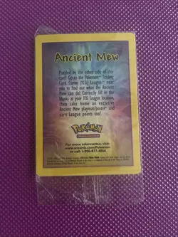 Pokemon TCG Sealed Ancient Mew Holographic Promo From Pokemon: The Movie 2000 - Image 1