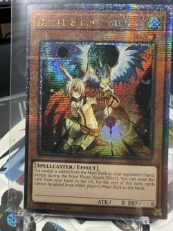 YUGIOH DROLL & LOCK BIRD QUARTER CENTURY SECRET RARE NM RA02-EN006 - Image 1