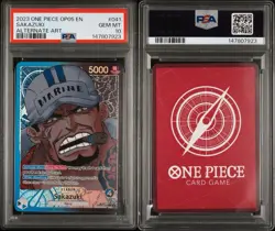 PSA 10 Sakazuki Alternate Art L OP05-041 Awakening of the New Era Foil One Piece - Image 3