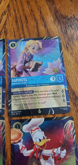Disney Lorcana Magical Places Rapunzel & Donald Duck EPCOT Promo Card PLAYSETS - Image 3
