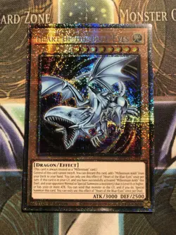 *** HEART OF THE BLUE-EYES *** 1ST EDITION STARLIGHT RARE MP25-EN013 YUGIOH! - Image 1